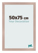 Photo Frame 50x75 cm Dusty Pink MDF Bologna Front Size | Yourdecoration.com