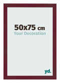 Photo Frame 50x75 cm Wine Red Swept MDF Bologna Front Size | Yourdecoration.com