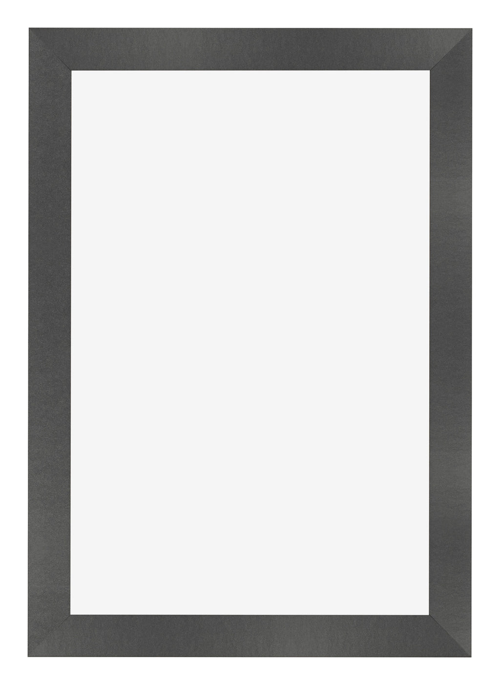 Photo Frame 50x75cm Black Silver Polished MDF Pisa Front | Yourdecoration.com