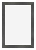 Photo Frame 50x75cm Black Silver Polished MDF Pisa Front | Yourdecoration.com