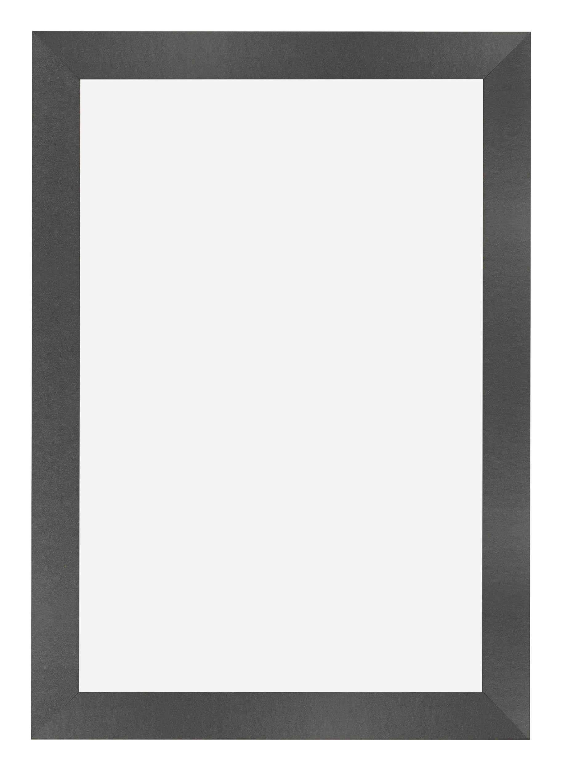 Photo Frame 50x75cm Black Silver Polished MDF Pisa Front | Yourdecoration.com