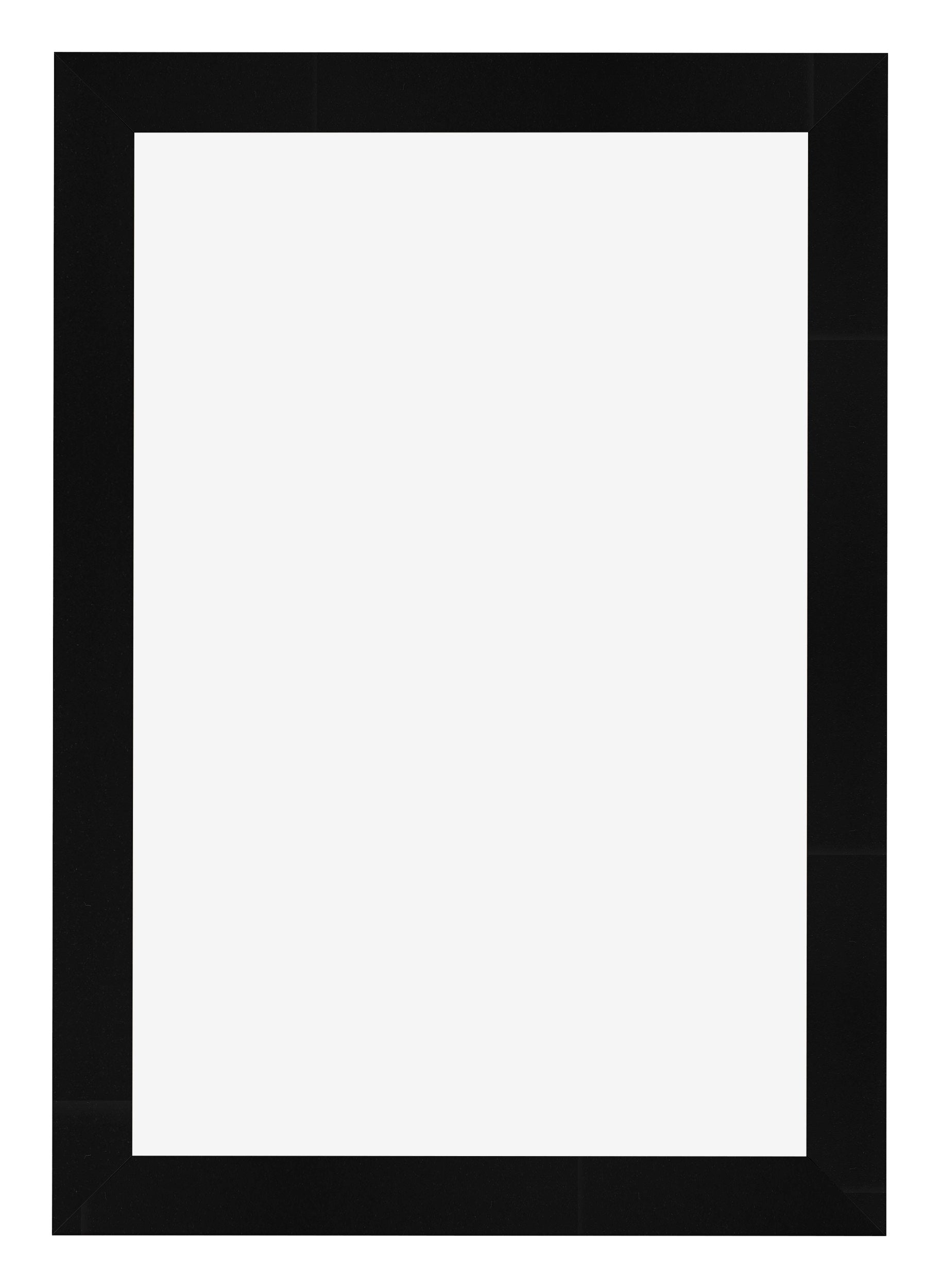 Photo Frame 50x75cm Black Silver Polished MDF Pisa Front | Yourdecoration.com