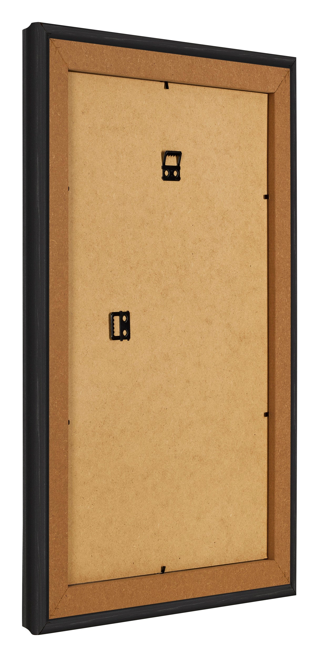 Photo Frame 50x75cm Black Woodgrain MDF Lazio Back Oblique | Yourdecoration.com