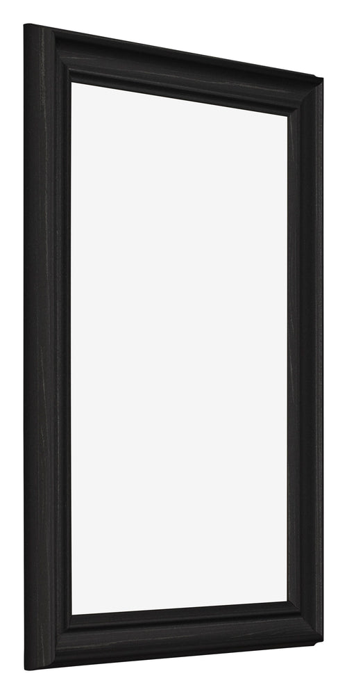 Photo Frame 50x75cm Black Woodgrain MDF Lazio Front Oblique | Yourdecoration.com