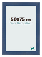 Photo Frame 50x75cm Dark Blue Swept MDF Pisa Front Size | Yourdecoration.com
