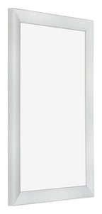 Photo Frame 50x75cm Silver Black Swept MDF Pisa Front Oblique | Yourdecoration.com