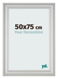 Photo Frame 50x75cm Silver Matte MDF Lazio Front Size | Yourdecoration.com