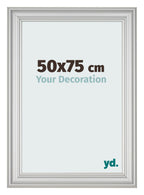 Photo Frame 50x75cm Silver Matte MDF Lazio Front Size | Yourdecoration.com
