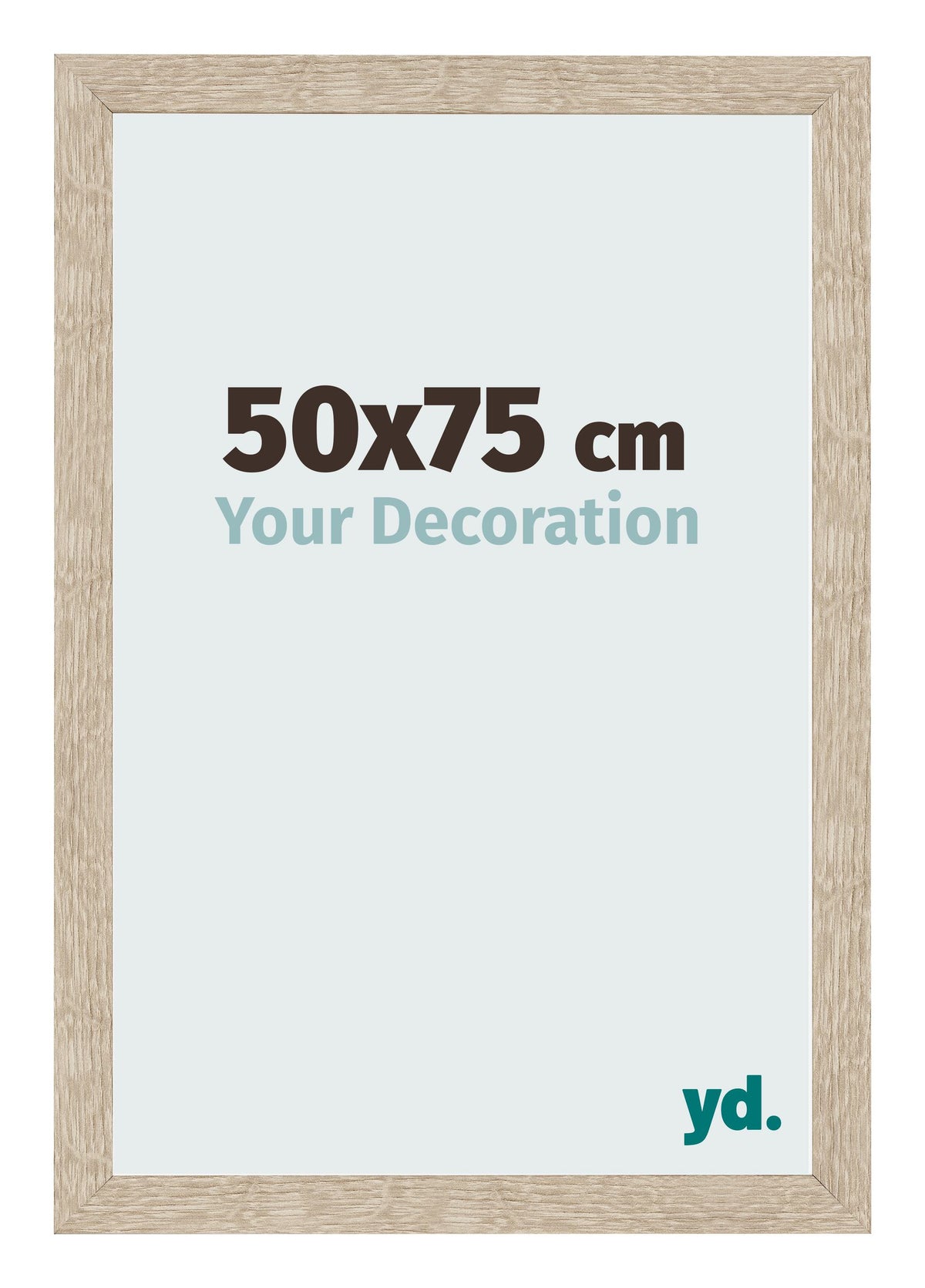Photo Frame 50x75cm Sonoma Oak MDF Bologna Front Size | Yourdecoration.com