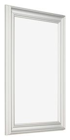 Photo Frame 50x75cm White Swept MDF Lazio Front Oblique | Yourdecoration.com
