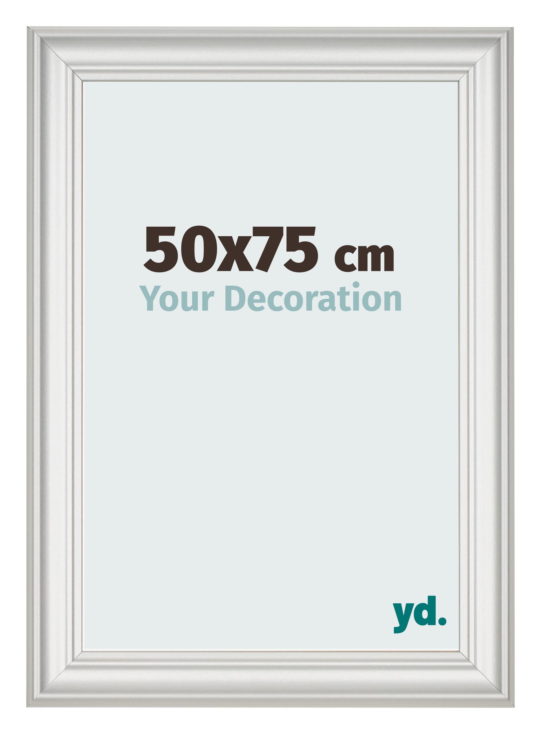 Photo Frame 50x75cm White Swept MDF Lazio Front Size | Yourdecoration.com