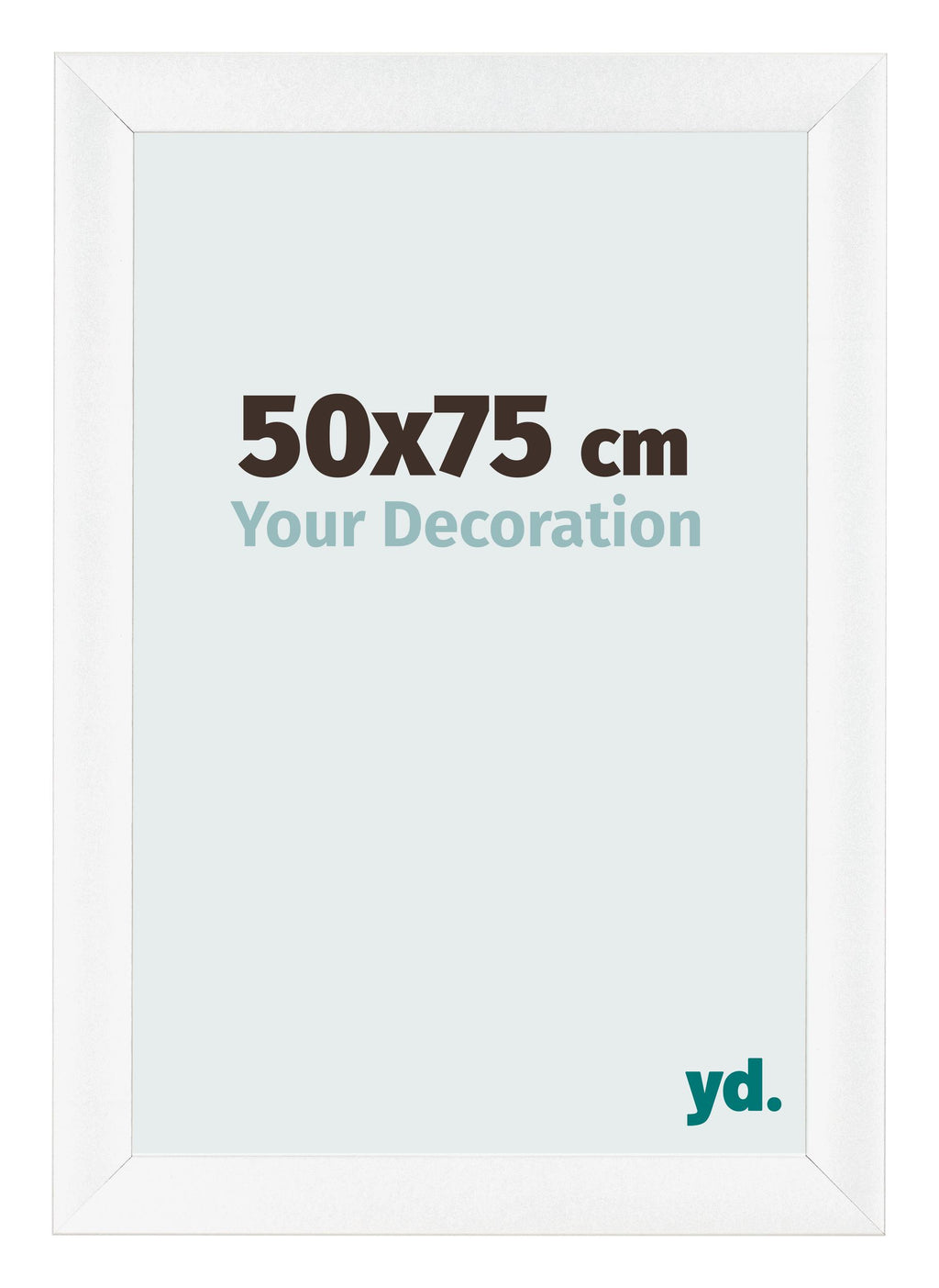 Photo Frame 50x75cm White Vintage MDF Pisa Front Size | Yourdecoration.com