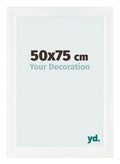 Photo Frame 50x75cm White Vintage MDF Pisa Front Size | Yourdecoration.com