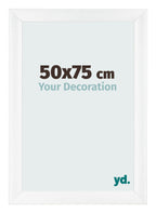 Photo Frame 50x75cm White Vintage MDF Pisa Front Size | Yourdecoration.com