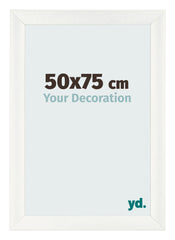 Photo Frame 50x75cm White Vintage MDF Pisa Front Size | Yourdecoration.com