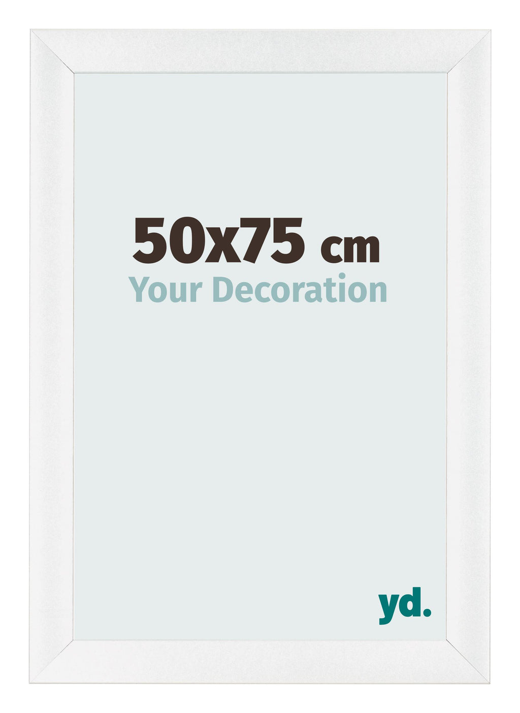 Photo Frame 50x75cm White Vintage MDF Pisa Front Size | Yourdecoration.com