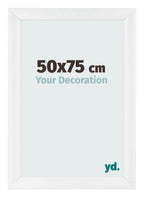Photo Frame 50x75cm White Vintage MDF Pisa Front Size | Yourdecoration.com