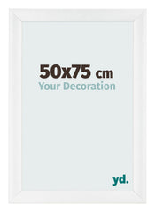 Photo Frame 50x75cm White Vintage MDF Pisa Front Size | Yourdecoration.com