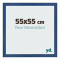 Photo Frame 55x55 cm Dark Blue MDF Bologna Front Size | Yourdecoration.com
