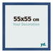Photo Frame 55x55 cm Dark Blue MDF Bologna Front Size | Yourdecoration.com