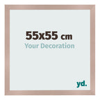 Photo Frame 55x55 cm Dusty Pink MDF Bologna Front Size | Yourdecoration.com