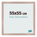 Photo Frame 55x55 cm Dusty Pink MDF Bologna Front Size | Yourdecoration.com