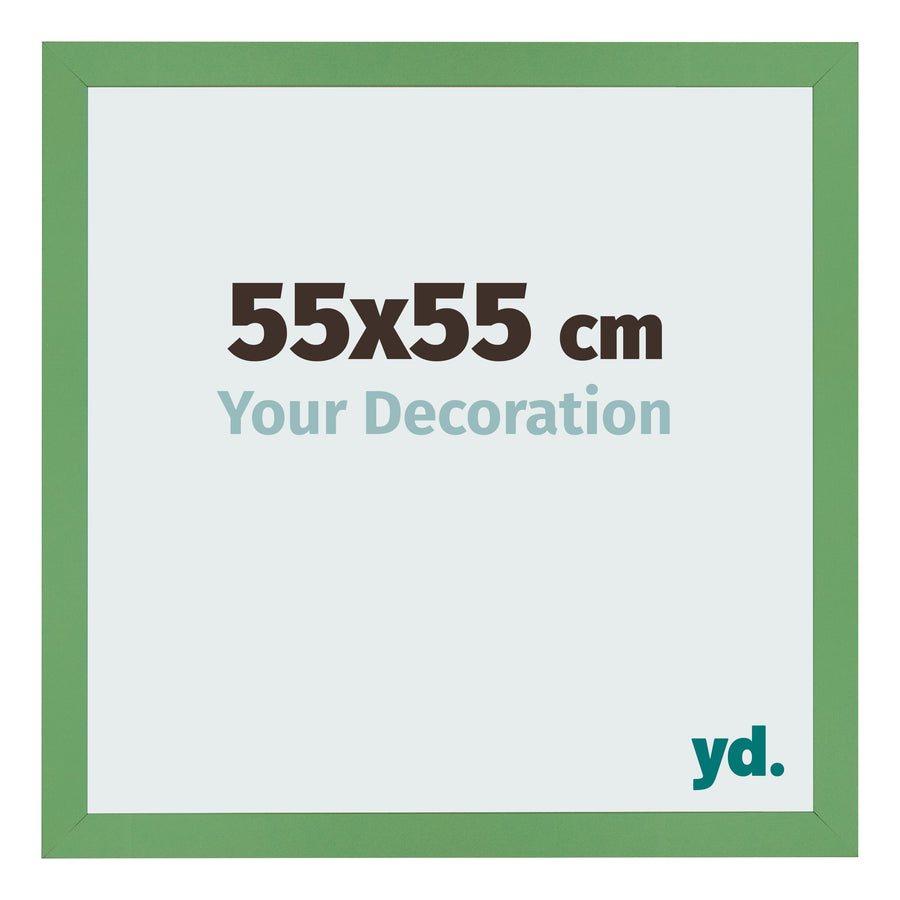 Photo Frame 55x55 cm Green MDF Bologna Front Size | Yourdecoration.com