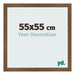 Photo Frame 55x55 cm Oak Rustic MDF Bologna Front Size | Yourdecoration.com