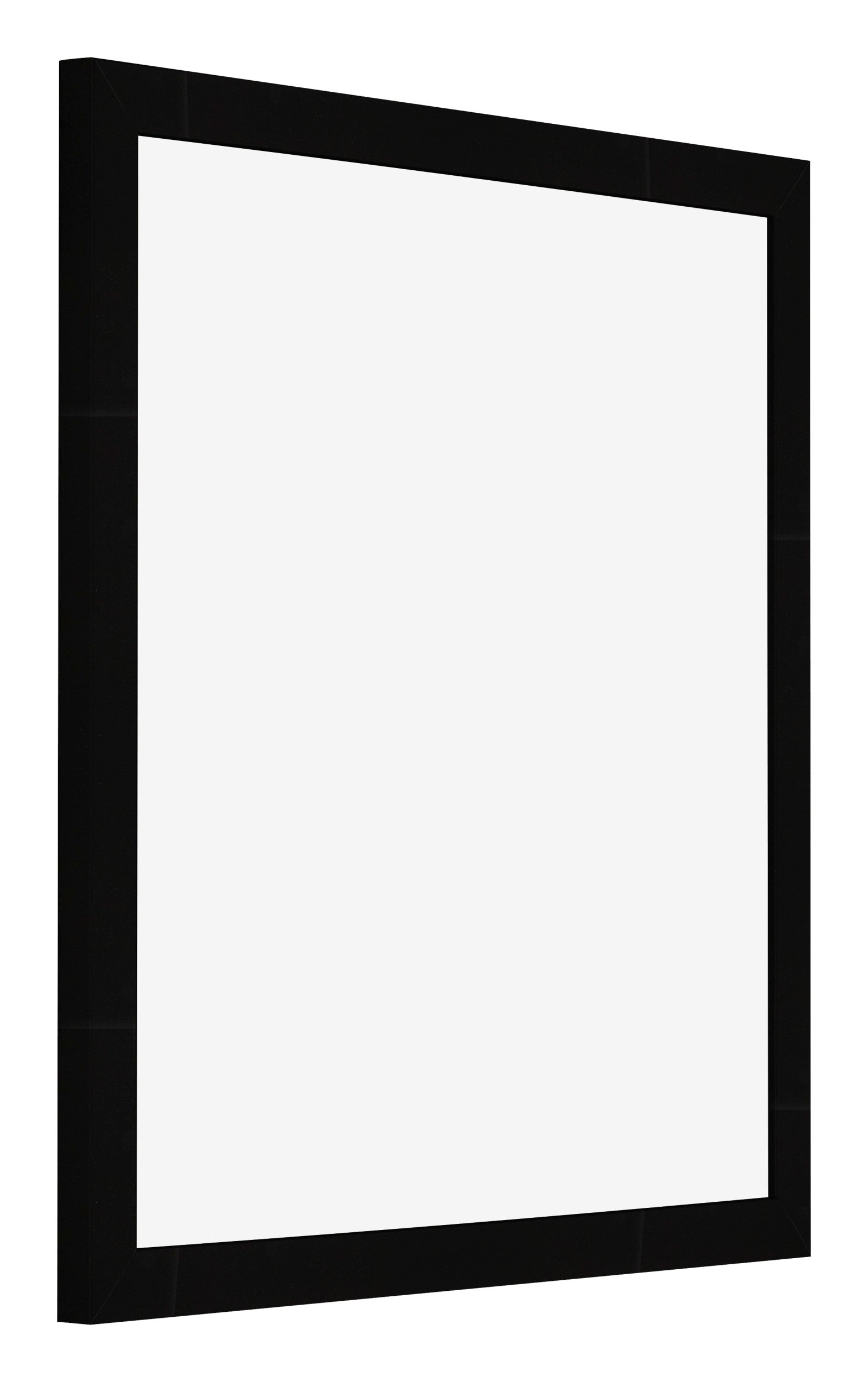 Photo Frame 55x55cm Black High Gloss MDF Bologna Front Oblique | Yourdecoration.com