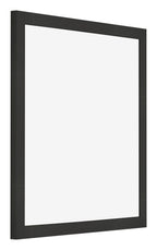 Photo Frame 55x55cm Black Woodgrain MDF Bologna Front Oblique | Yourdecoration.com