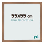 Photo Frame 55x55cm Copper Design MDF Bologna Front Size | Yourdecoration.com