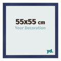 Photo Frame 55x55cm Dark Blue Swept MDF Bologna Front Size | Yourdecoration.com