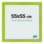 Photo Frame 55x55cm Green MDF Pisa Front Size | Yourdecoration.com