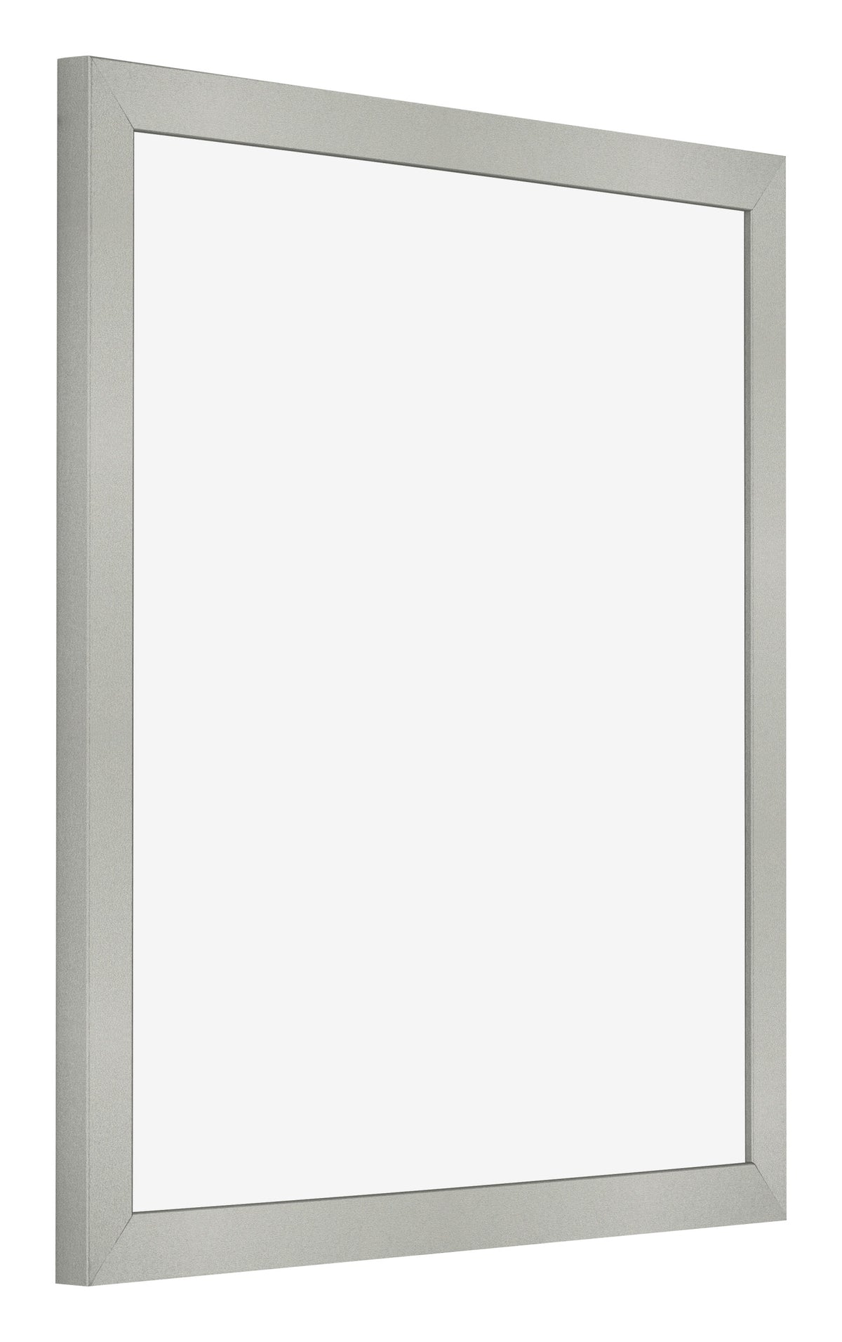 Photo Frame 55x55cm Silver Matte MDF Bologna Front Oblique | Yourdecoration.com