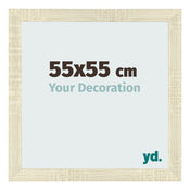 Photo Frame 55x55cm Sonoma Oak MDF Pisa Front Size | Yourdecoration.com