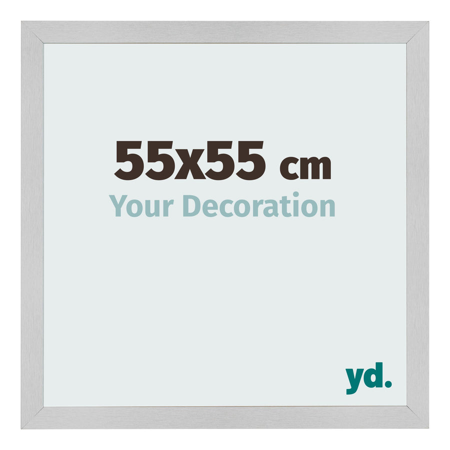 Photo Frame 55x55cm Stainless Steel MDF Bologna Front Size | Yourdecoration.com