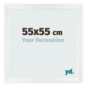 Photo Frame 55x55cm White Vintage MDF Pisa Front Size | Yourdecoration.com