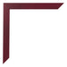 Photo Frame 55x55cm Wine Red Swept MDF Bologna Detail Corner | Yourdecoration.com