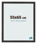 Photo Frame 55x65 cm Black Matte MDF Bologna Front Size | Yourdecoration.com