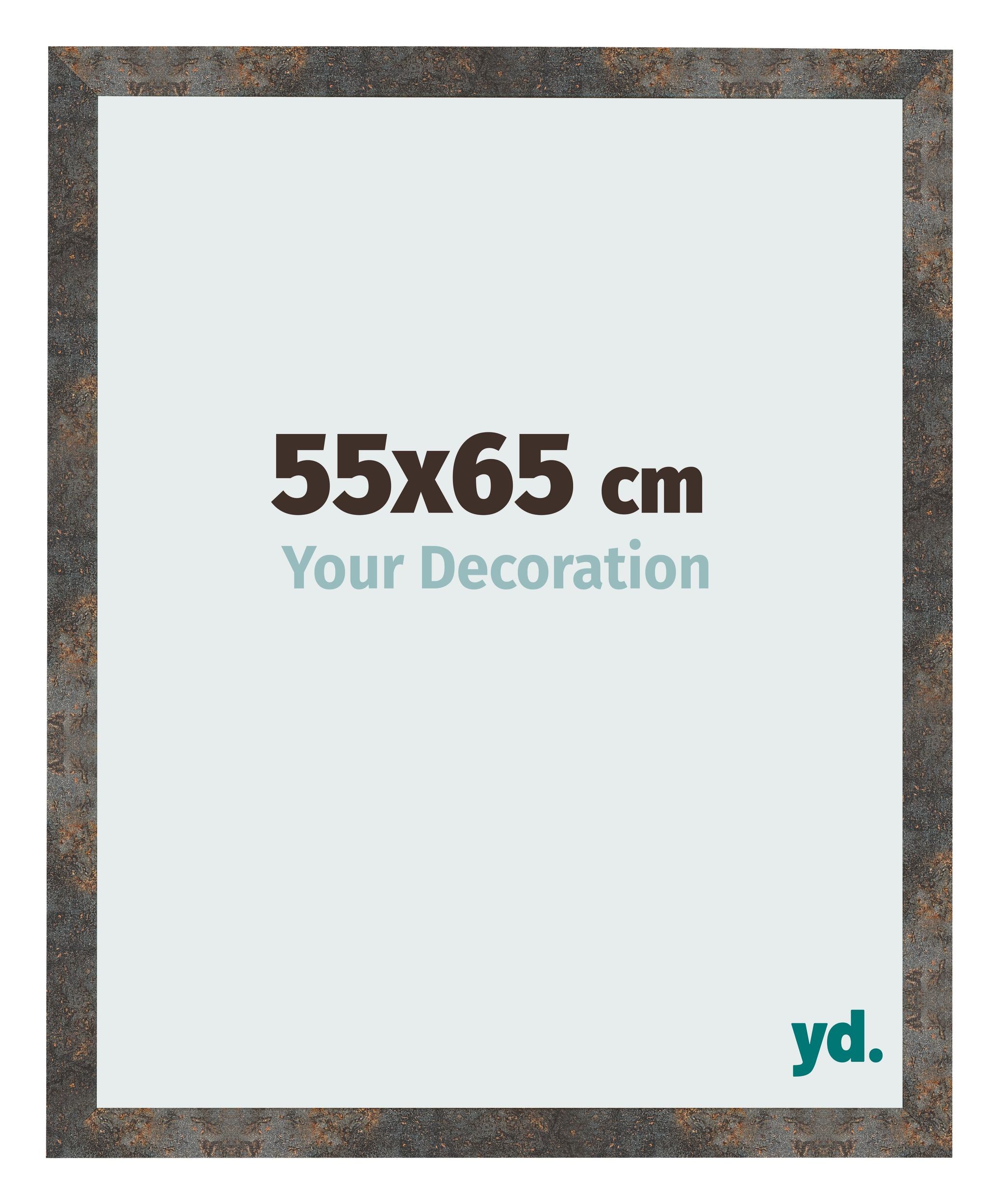 Photo Frame 55x65 cm Oxidized Metal MDF Bologna Front Size | Yourdecoration.com