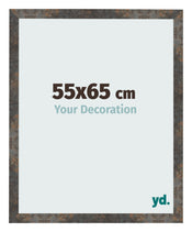 Photo Frame 55x65 cm Oxidized Metal MDF Bologna Front Size | Yourdecoration.com