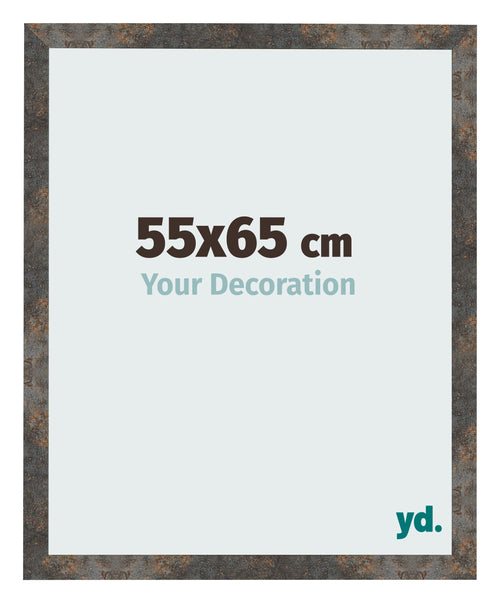 Photo Frame 55x65 cm Oxidized Metal MDF Bologna Front Size | Yourdecoration.com