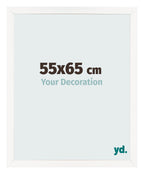 Photo Frame 55x65 cm White High Gloss MDF Bologna Front Size | Yourdecoration.com