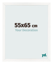 Photo Frame 55x65 cm White High Gloss MDF Bologna Front Size | Yourdecoration.com