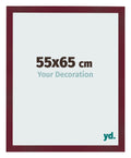 Photo Frame 55x65 cm Wine Red Swept MDF Bologna Front Size | Yourdecoration.com