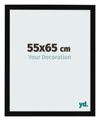 Photo Frame 55x65cm Black High Gloss MDF Bologna Front Size | Yourdecoration.com