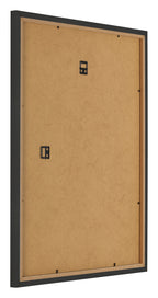 Photo Frame 55x65cm Black Woodgrain MDF Bologna Back Oblique | Yourdecoration.com