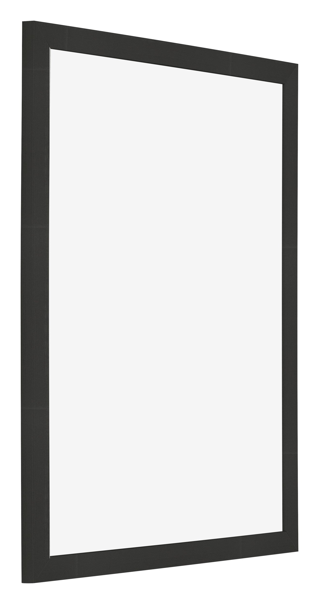 Photo Frame 55x65cm Black Woodgrain MDF Bologna Front Oblique | Yourdecoration.com