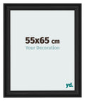 Photo Frame 55x65cm Black Woodgrain MDF Lazio Front Size | Yourdecoration.com
