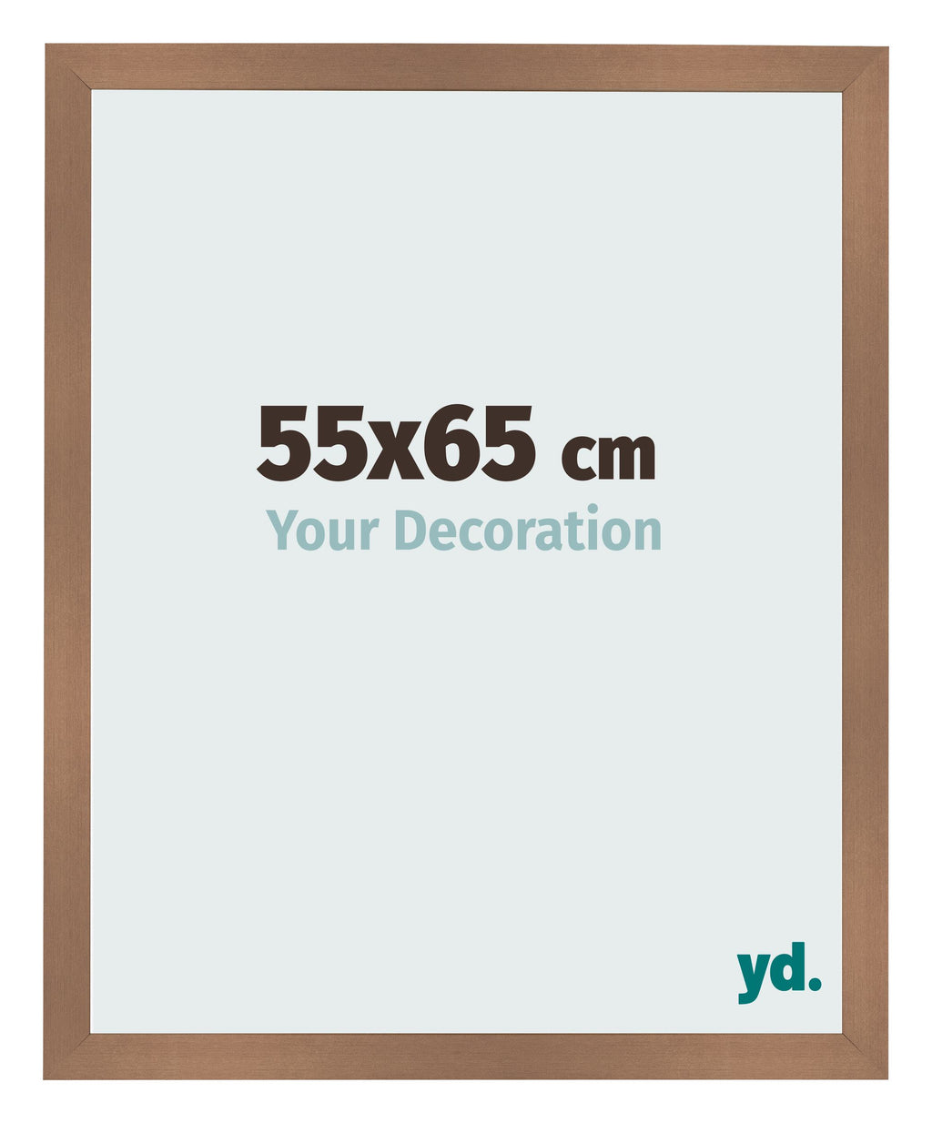 Photo Frame 55x65cm Copper Design MDF Bologna Front Size | Yourdecoration.com